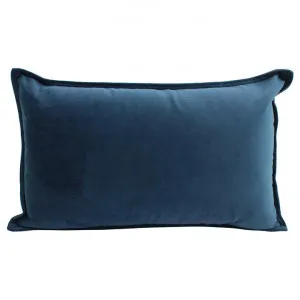 Maldon Velvet Lumbar Cushion, Ocean by NF Living, a Cushions, Decorative Pillows for sale on Style Sourcebook
