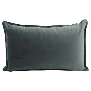 Maldon Velvet Lumbar Cushion, Smoke by NF Living, a Cushions, Decorative Pillows for sale on Style Sourcebook