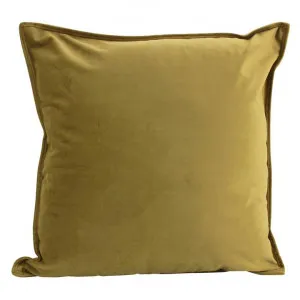 Maldon Velvet Euro Cushion, Gold by NF Living, a Cushions, Decorative Pillows for sale on Style Sourcebook