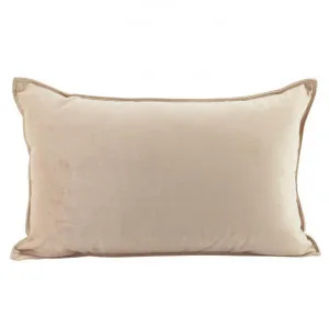 Maldon Velvet Lumbar Cushion, Nude by NF Living, a Cushions, Decorative Pillows for sale on Style Sourcebook