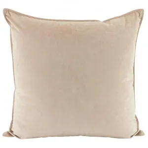 Maldon Velvet Euro Cushion, Nude by NF Living, a Cushions, Decorative Pillows for sale on Style Sourcebook