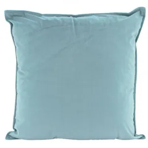 Maldon Velvet Euro Cushion, Steel Blue by NF Living, a Cushions, Decorative Pillows for sale on Style Sourcebook