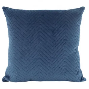 Kemps Chevron Velvet Scatter Cushion, Ocean by NF Living, a Cushions, Decorative Pillows for sale on Style Sourcebook