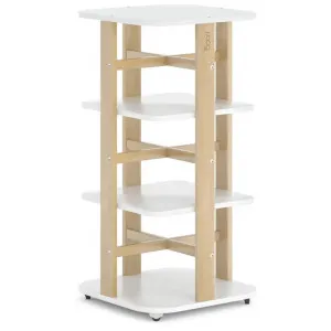 Boori Tidy Wooden Kids Rotating Bookshelf, Barley White / Almond by Boori, a Kids Storage & Toy Boxes for sale on Style Sourcebook