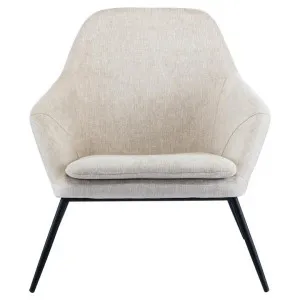 Barrett Fabric Lounge Amrchair, Beige by ArteVista Emporium, a Chairs for sale on Style Sourcebook