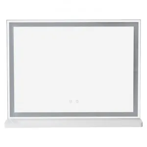Lumsas Horizontal Desktop LED Vanity Mirror, 80cmWhite by Lyndon Valley, a Vanity Mirrors for sale on Style Sourcebook