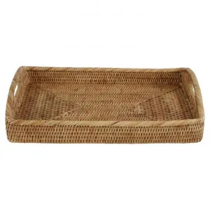 Savannah Rattan Breakfast Tray, Small, Natural by COJO Home, a Trays for sale on Style Sourcebook