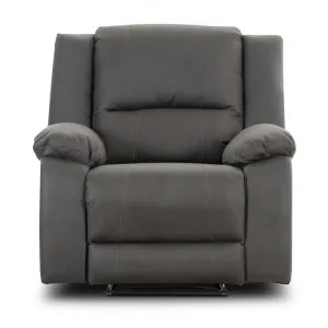 Oberon Rhino Fabric Electric Recliner Armchair, Latte by Dodicci, a Chairs for sale on Style Sourcebook