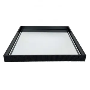 Miles Mirrored Tray, Large, Black by Cozy Lighting & Living, a Trays for sale on Style Sourcebook