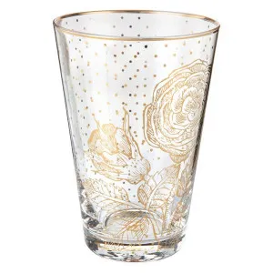 Pip Studio Royal Golden Flower Longdrink Glass by Pip Studio, a Tumblers for sale on Style Sourcebook