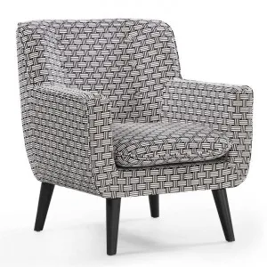 Molena Fabric Accent Armchair, Basketweave by Brighton Home, a Chairs for sale on Style Sourcebook