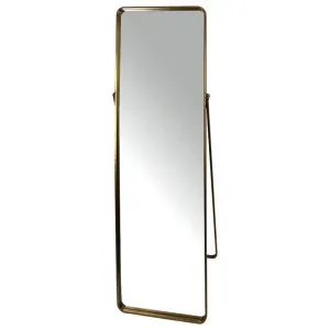 Kent Metal Frame Cheval Mirror, 165cm, Antique Gold by Coast To Coast Home, a Mirrors for sale on Style Sourcebook