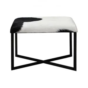 Anouk Goat Hide Footstool by French Country Collection, a Stools for sale on Style Sourcebook