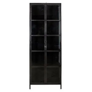 Monroe Iron & Glass Display Cabinet by French Country Collection, a Cabinets, Chests for sale on Style Sourcebook