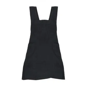 Menai Stonewashed French Linen Cross Back Apron, Black by French Country Collection, a Aprons for sale on Style Sourcebook