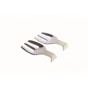 Lorenzo Enamelled Aluminium 2 Piece Serving Fork Set by Casa Uno, a Cutlery for sale on Style Sourcebook