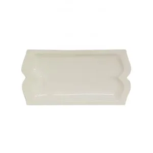 Vienna Stoneware Rectangle Platter, Off White by French Country Collection, a Plates for sale on Style Sourcebook