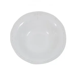 Ecoche Stoneware Salad Bowl, Small, White by French Country Collection, a Bowls for sale on Style Sourcebook