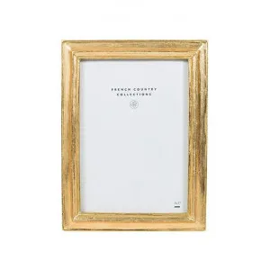 Manco Photo Frame, 5x7", Gold by French Country Collection, a Photo Frames for sale on Style Sourcebook