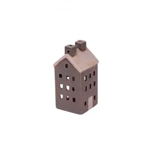 Alsace Ceramic Maison Tealight Holder, Grey / Cream by French Country Collection, a Home Fragrances for sale on Style Sourcebook