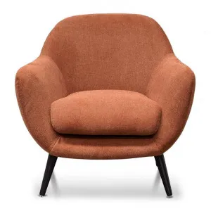 Granville Fabric Armchair, Burnt Orange by Conception Living, a Chairs for sale on Style Sourcebook
