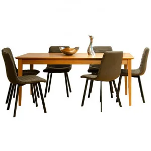 Salina 9 Piece Timber Dining Table Set, 210cm by Hanson & Co., a Dining Sets for sale on Style Sourcebook