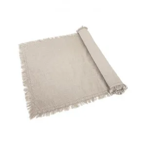 Avani Cotton Table Runner, 180x40cm, Sandstone by j.elliot HOME, a Table Cloths & Runners for sale on Style Sourcebook