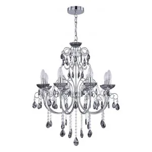 Rovert Metal & Crystal Droplet Chandelier, Large by Lumi Lex, a Chandeliers for sale on Style Sourcebook