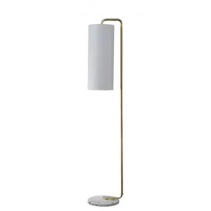 Adele Marble & Metal Base Floor Lamp by Lumi Lex, a Floor Lamps for sale on Style Sourcebook