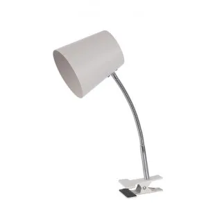 Ellie Metal Clamp Desk Lamp, White by Lexi Lighting, a Desk Lamps for sale on Style Sourcebook