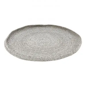 VTWonen Cotton Round Tray, LargeWhite / Black by vtwonen, a Trays for sale on Style Sourcebook