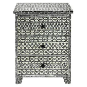 Santa Fe Shell Inlay Side Table by Philbee Interiors, a Side Table for sale on Style Sourcebook