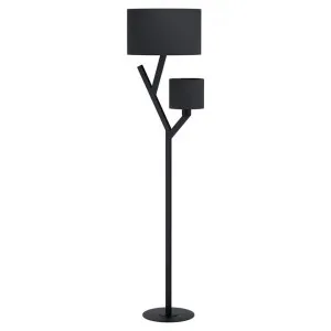Balnario Metal Base Floor Lamp, Black by Eglo, a Floor Lamps for sale on Style Sourcebook