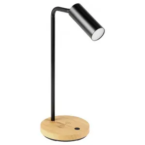 Connor LED Task Lamp with Wireless charger, Black by Eglo, a Desk Lamps for sale on Style Sourcebook