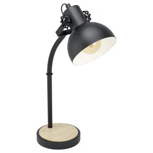 Lubenham Metal Desk Lamp, Black by Eglo, a Desk Lamps for sale on Style Sourcebook