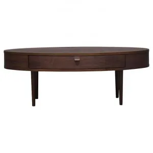 Hogue American Walnut Oval Coffee Table, 116cm by Millesime, a Coffee Table for sale on Style Sourcebook