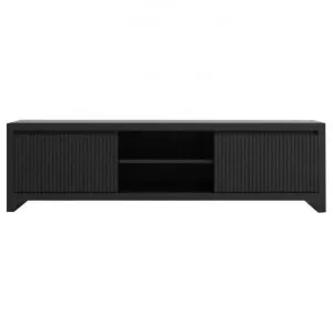 Louetta Wooden 2 Door TV Unit, 160cm, Black by Brighton Home, a Entertainment Units & TV Stands for sale on Style Sourcebook