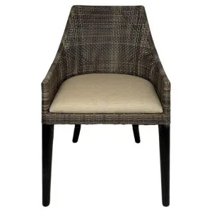 Delano Resin Wicker Outdoor Dining Chair, Mocha by Chateau Legende, a Outdoor Chairs for sale on Style Sourcebook