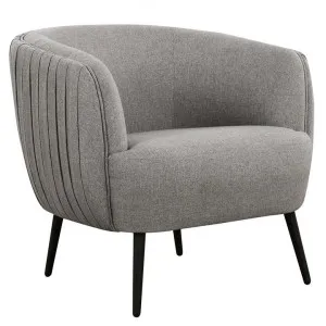 Mamre Fabric Tub Chair, Grey by Elliot Lounge, a Chairs for sale on Style Sourcebook