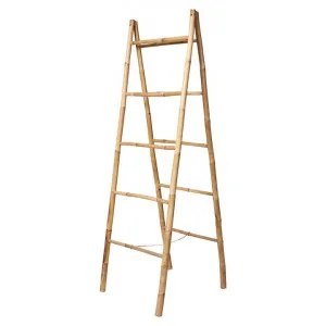 Allison Bamboo Foldable A-shape Ladder Rack, Natural by Casa Uno, a Wall Shelves & Hooks for sale on Style Sourcebook