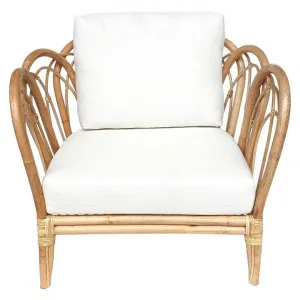 Florence Rattan Lounge Chair, Natural by Room and Co., a Chairs for sale on Style Sourcebook