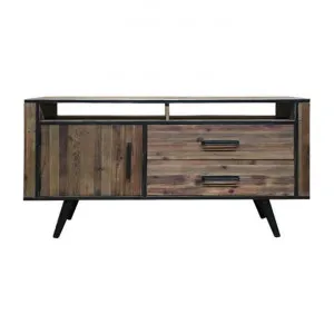 Galston Timber & Metal 1 Door 2 Drawer TV Cabinet, 150cm by Montego, a Entertainment Units & TV Stands for sale on Style Sourcebook