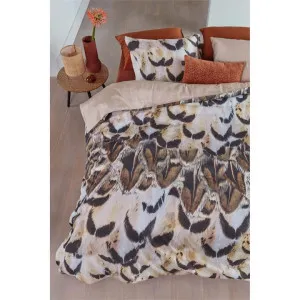 Beddinghouse Giselle Natural Cotton Sateen Quilt Cover Set, Queen by Beddinghouse, a Bedding for sale on Style Sourcebook