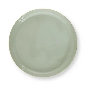 Pip Studio Enamelled Metal Round Tray, Small, Light Green by Pip Studio, a Trays for sale on Style Sourcebook