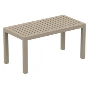 Siesta Ocean Commercial Grade Outdoor Lounge Coffee Table, 90cm, Taupe by Siesta, a Tables for sale on Style Sourcebook
