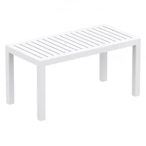 Siesta Ocean Commercial Grade Outdoor Lounge Coffee Table, 90cm, White by Siesta, a Tables for sale on Style Sourcebook