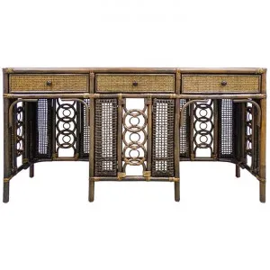Santiago Bamboo Rattan Console Table, 150cm by Hearth & Home, a Console Table for sale on Style Sourcebook