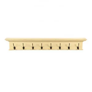 Halifax Mahogany Timber Coat Rack, 130cm, Distressed Yellow by Novasolo, a Wall Shelves & Hooks for sale on Style Sourcebook