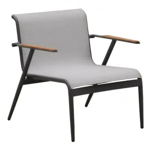 Indosoul Milan Metal Outdoor Club Chair, Charcoal by Indosoul, a Outdoor Chairs for sale on Style Sourcebook