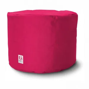 Indosoul Cordoba Outdoor Round Ottoman Bean Bag Cover, Pink by Indosoul, a Outdoor Chairs for sale on Style Sourcebook